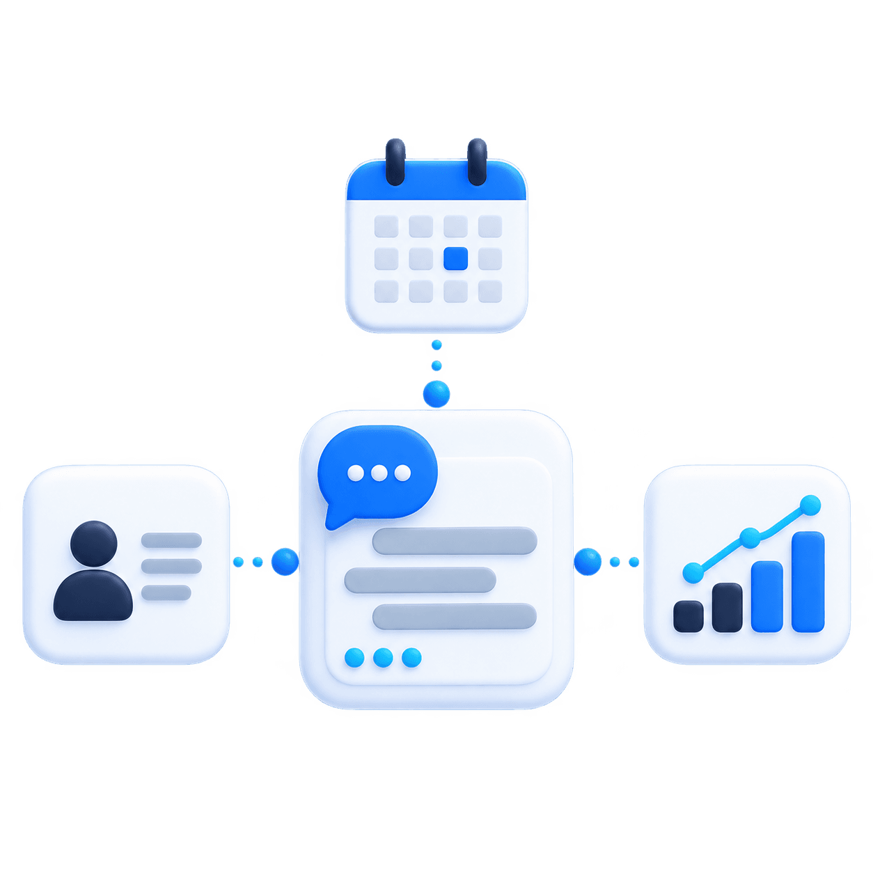 L’assistente AI collega conversazioni, agenda, clienti e statistiche